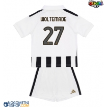 Otroški Nogometni dresi Juventus Nick Woltemade #27 Domači 2026-27 Kratek Rokav (+ Kratke hlače)